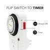 BN-LINK Heavy Duty 24Hour Plug in Mechanical Timer Grounded Programmable Indoor