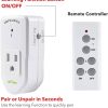 BN LINK Wireless Remote Control Electrical Outlet Switch For Appliance 1 Pack