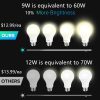 Wifi Smart LED light Bulb 9W(60W) A19 850LM RGBW Dimmable for Alexa/Google/Siri - Image 3