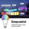 Wifi Smart LED light Bulb 9W(60W) A19 850LM RGBW Dimmable for Alexa/Google/Siri - Image 10