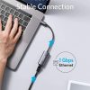 Anker USB Type C to Gigabit Ethernet Adapter Nylon Cable Hub for MacBook/Laptop - Image 2