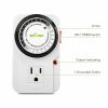 BN-LINK Heavy Duty 24Hour Plug in Mechanical Timer Grounded Programmable Indoor - Image 2
