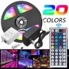 5M RGB 5050 Waterproof Strip light LED SMD 44 Key Remote 12V US Power Kit Full