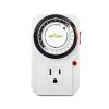 BN-LINK Heavy Duty 24Hour Plug in Mechanical Timer Grounded Programmable Indoor - Image 3