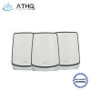 NETGEAR Orbi RBK853 Tri-Band Mesh Wi-Fi 6 Ethernet System (Set of 3)